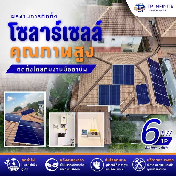 ส่งมอบงานอีกหนึ่งหลัง อีกหนึ่งผลงานติดตั้งระบบโซลาร์เซลล์เสร็จเรียบร้อย พร้อมส่งมอบความคุ้มค่าให้ลูกค้า ลดค่าไฟได้ตั้งแต่วันแรกที่เปิดใช้งาน ✅ อุปกรณ์มาตรฐาน ✅ ติดตั้งโดยทีมงานมืออาชีพ ✅ ดูแลตั้งแต่สำรวจหน้างานจนถึงบริการหลังการขาย ✅ ช่วยลดค่าไฟระยะยาว คุ