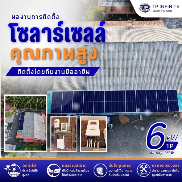 ส่งมอบงาน อีกหนึ่งผลงานติดตั้งระบบโซลาร์เซลล์เสร็จเรียบร้อย พร้อมส่งมอบความคุ้มค่าให้ลูกค้า ลดค่าไฟได้ตั้งแต่วันแรกที่เปิดใช้งาน ✅ อุปกรณ์มาตรฐาน ✅ ติดตั้งโดยทีมงานมืออาชีพ ✅ ดูแลตั้งแต่สำรวจหน้างานจนถึงบริการหลังการขาย ✅ ช่วยลดค่าไฟระยะยาว คุ้มค่าการลงทุ